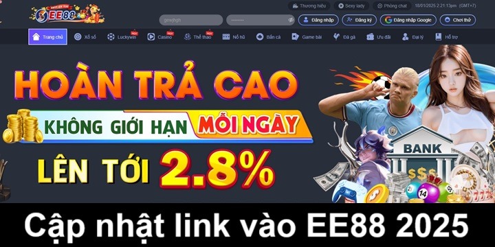 Cập nhật link vào EE88 mới nhất