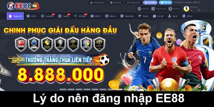 Lý do nên đăng nhập EE88