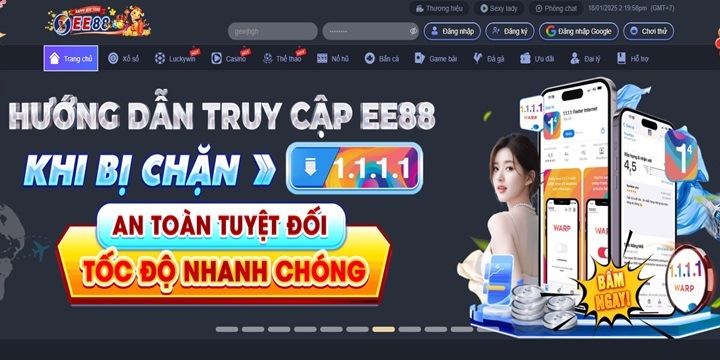 Những cách vào EE88 khi bị chặn link